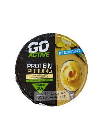 Пудинг протеїновий GO ACTIVE Ванільний 200г 5514380 фото