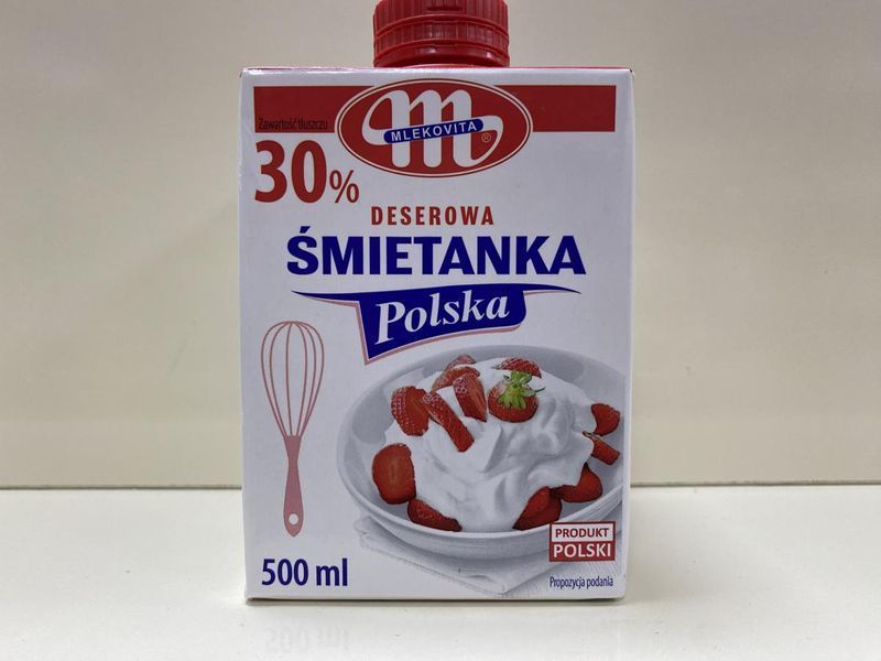 Сливки Млековита 30% 0,5л 192720 фото