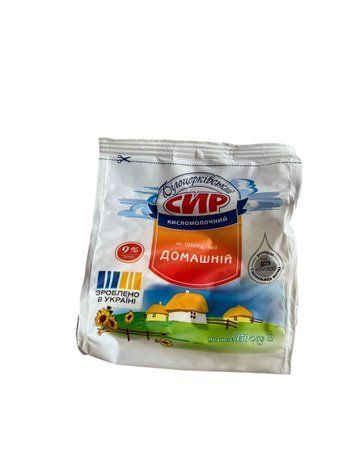 Сир кисломолочний 9% 350г 5762173 фото