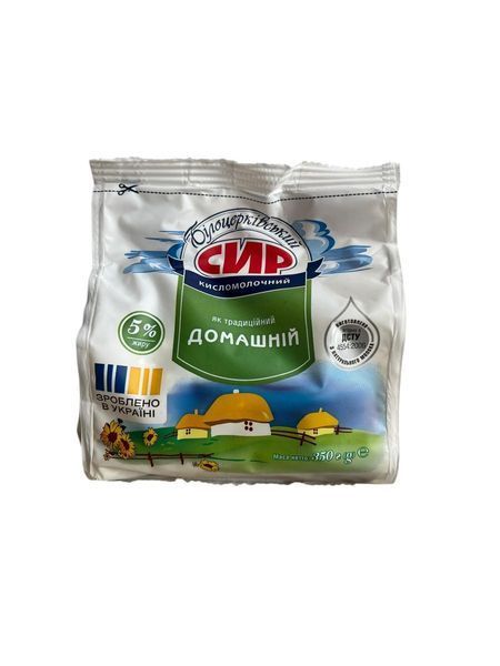 Сир кисломолочний 9% 350г 5762173 фото